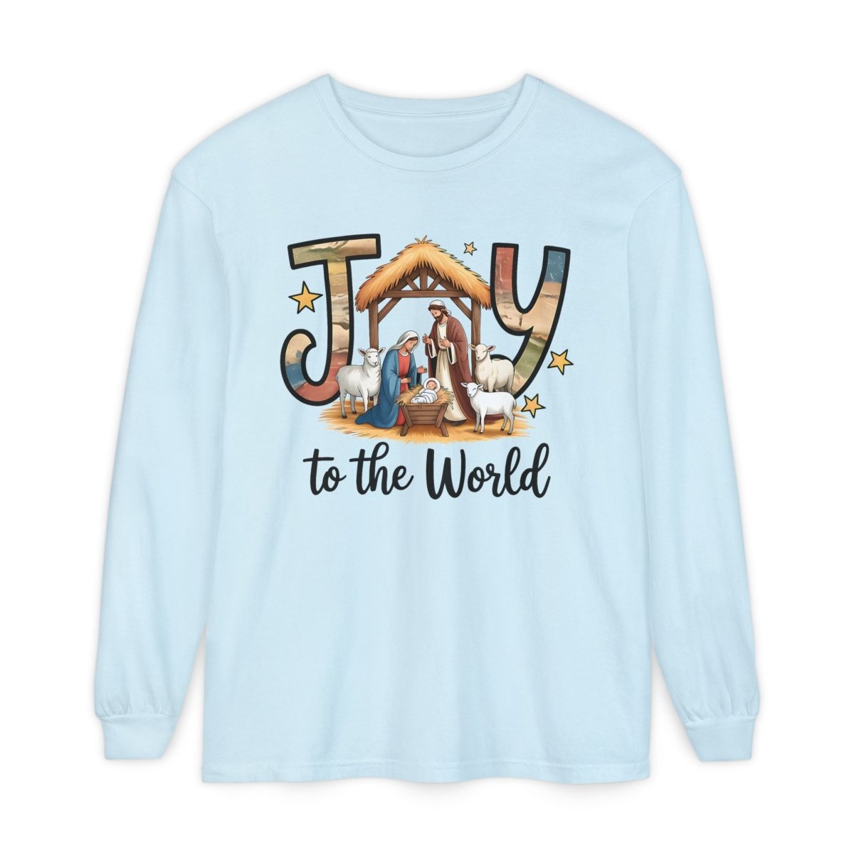 Christmas Faith Unisex Adult & Teen Long Sleeve - Joy to the World | Long - sleeve by atgodanddesigns