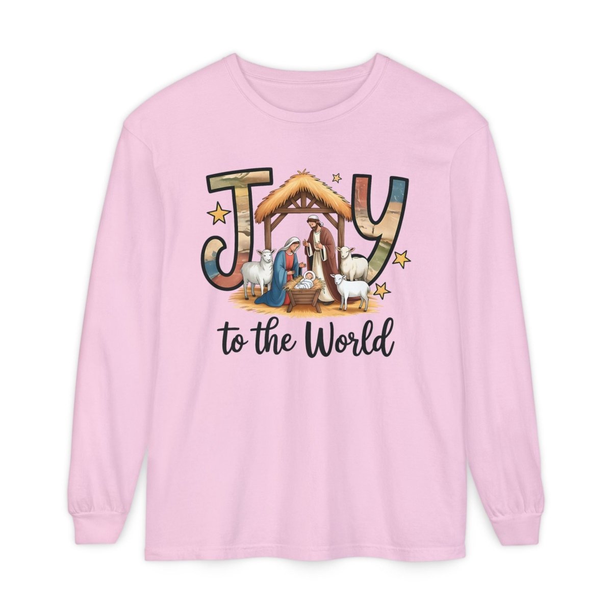 Christmas Faith Unisex Adult & Teen Long Sleeve - Joy to the World | Long - sleeve by atgodanddesigns