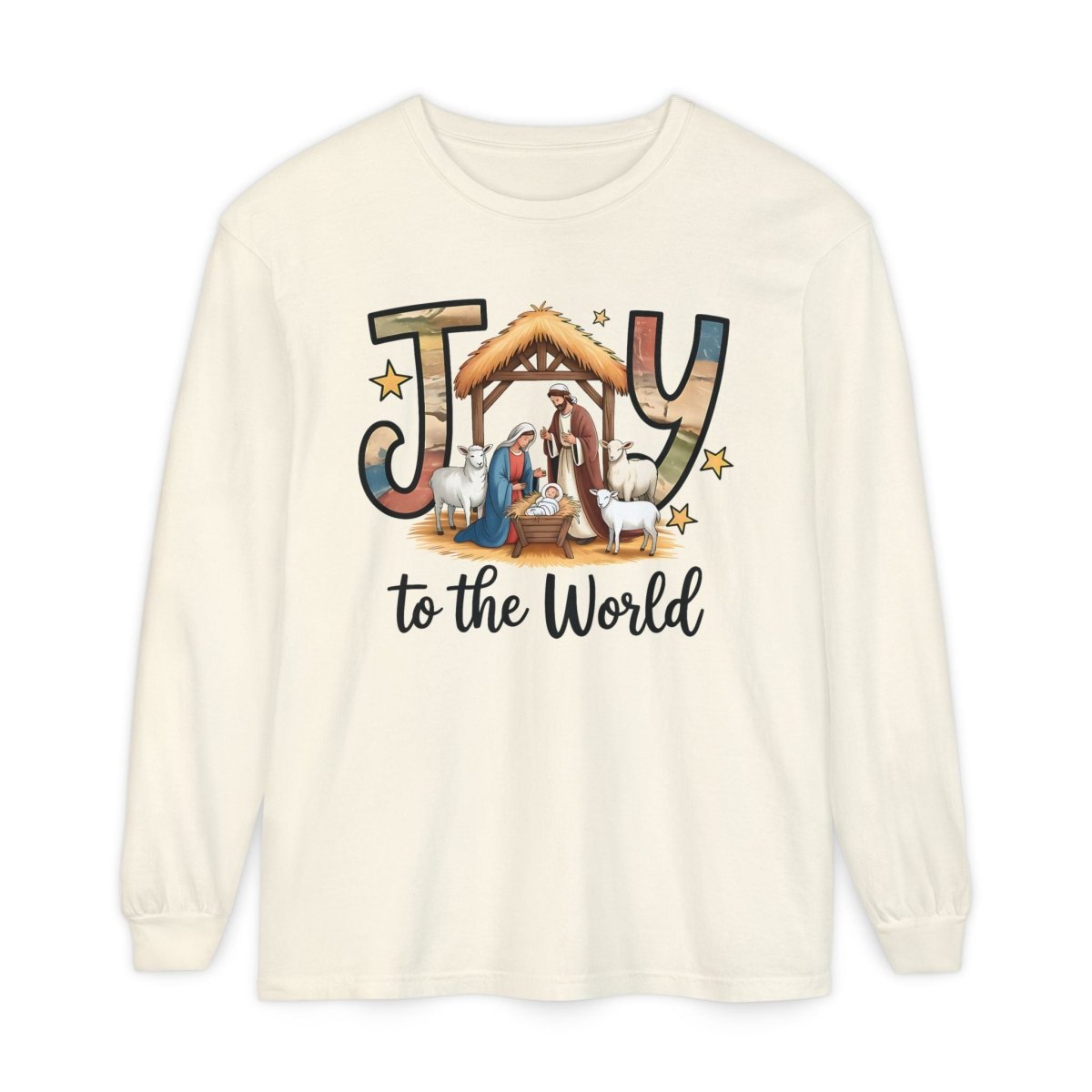 Christmas Faith Unisex Adult & Teen Long Sleeve - Joy to the World | Long - sleeve by atgodanddesigns