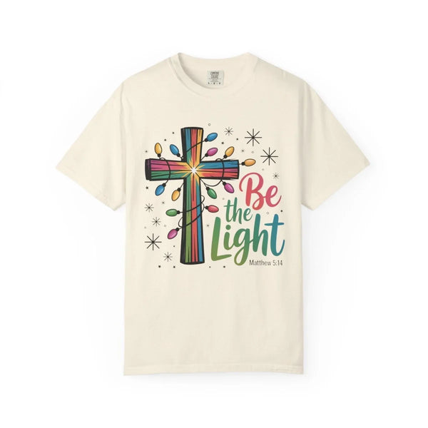 Christmas Faith Unisex Adult & Teen T-Shirt - Be The Light | T-Shirt by atgodanddesigns