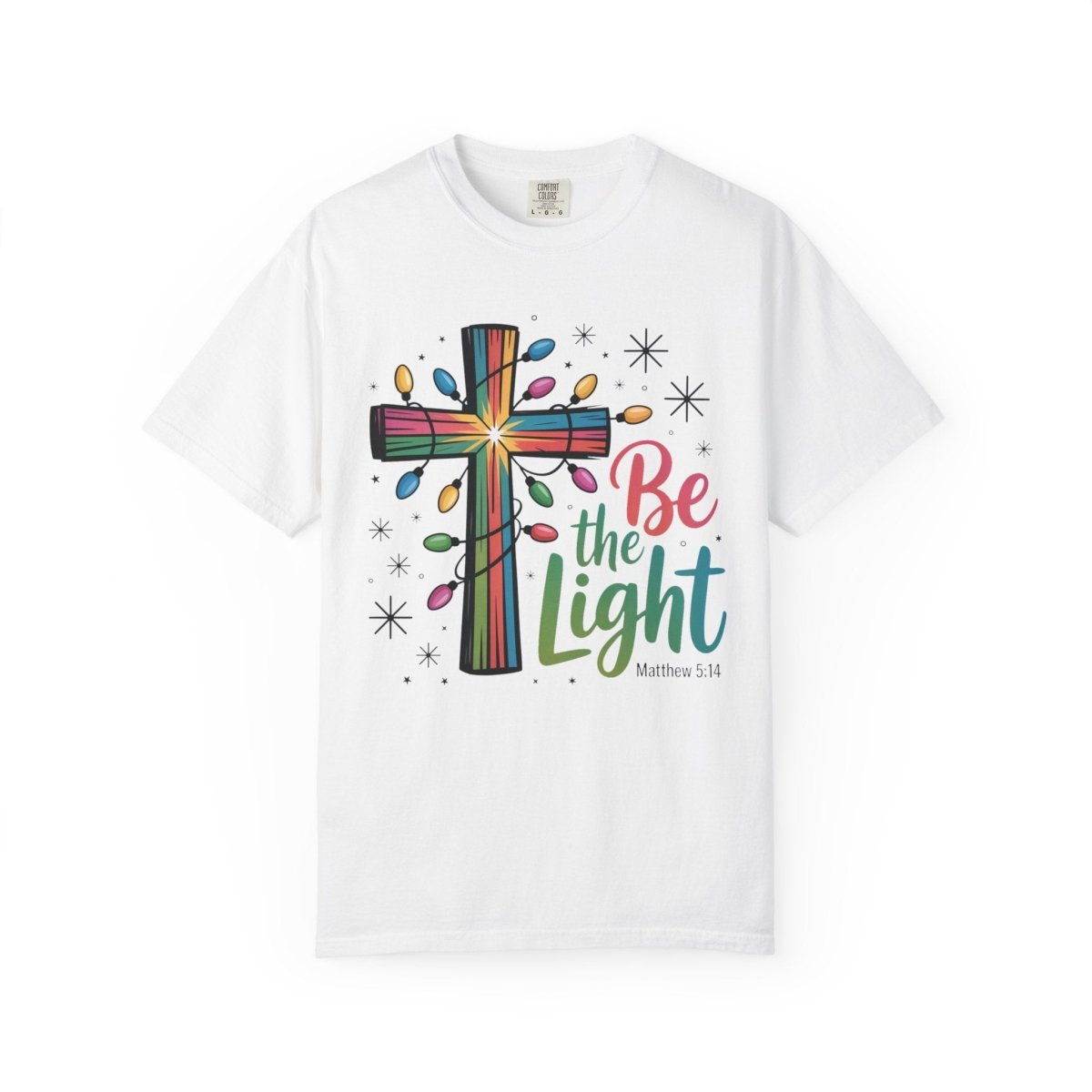 Christmas Faith Unisex Adult & Teen T-Shirt - Be The Light | T-Shirt by atgodanddesigns