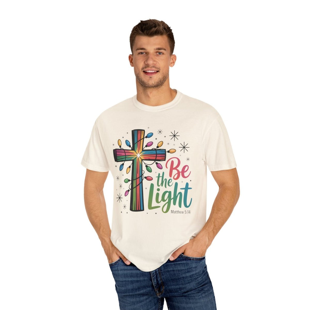 Christmas Faith Unisex Adult & Teen T-Shirt - Be The Light | T-Shirt by atgodanddesigns