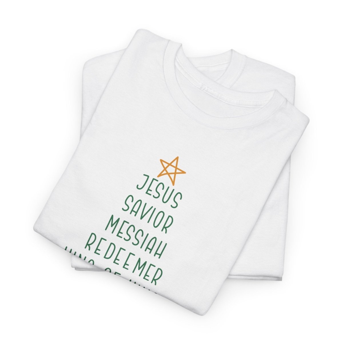 Christmas Faith Unisex Adult & Teen T-Shirt - Jesus Tree | T-Shirt by atgodanddesigns