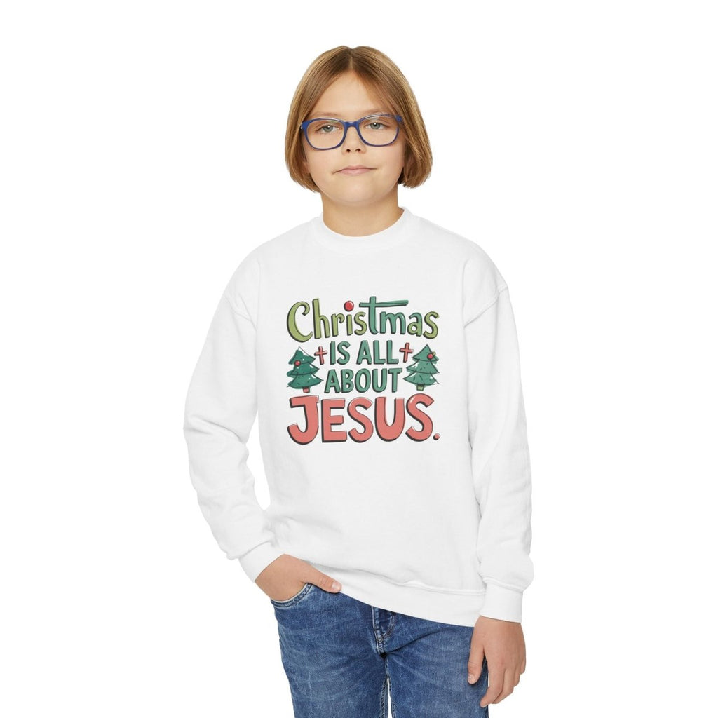 Christmas Faith Unisex Youth - Christmas Is All About Jesus | Kids clothes by atgodanddesigns