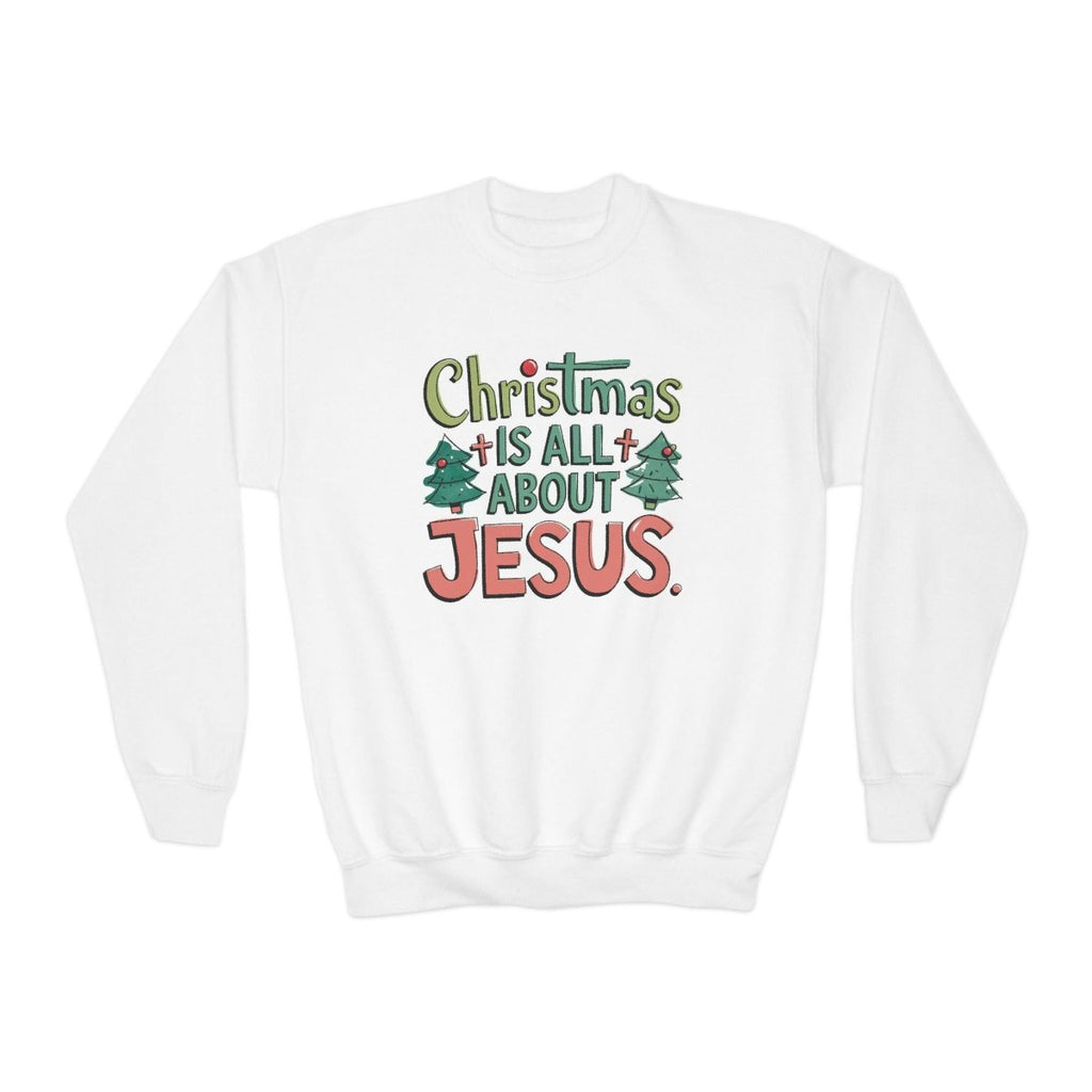 Christmas Faith Unisex Youth - Christmas Is All About Jesus | Kids clothes by atgodanddesigns