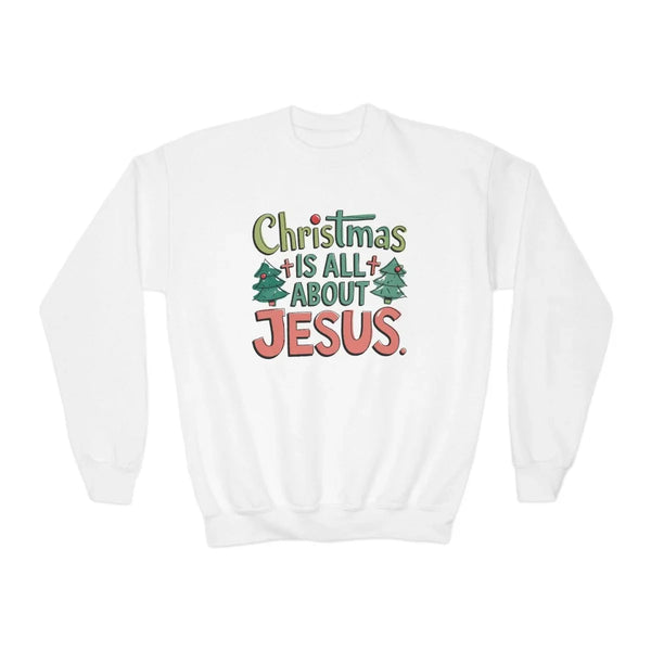 Christmas Faith Unisex Youth - Christmas Is All About Jesus | Kids clothes by atgodanddesigns