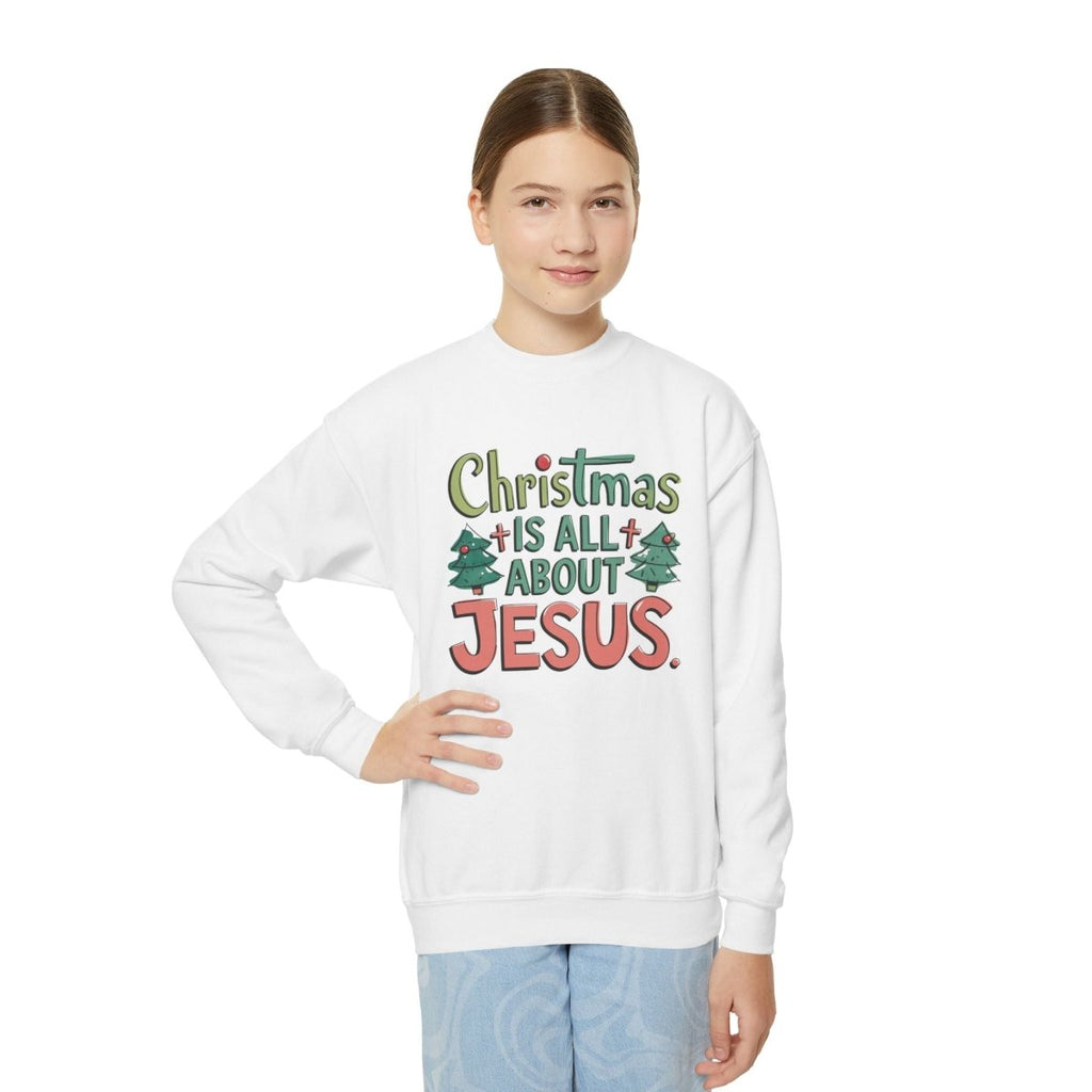 Christmas Faith Unisex Youth - Christmas Is All About Jesus | Kids clothes by atgodanddesigns