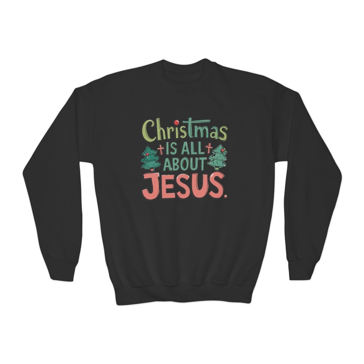 Christmas Faith Unisex Youth - Christmas Is All About Jesus | Kids clothes by atgodanddesigns