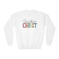 Christmas Faith Unisex Youth Long Sleeve T-Shirt - Christmas Begins with Christ | Kids clothes by atgodanddesigns