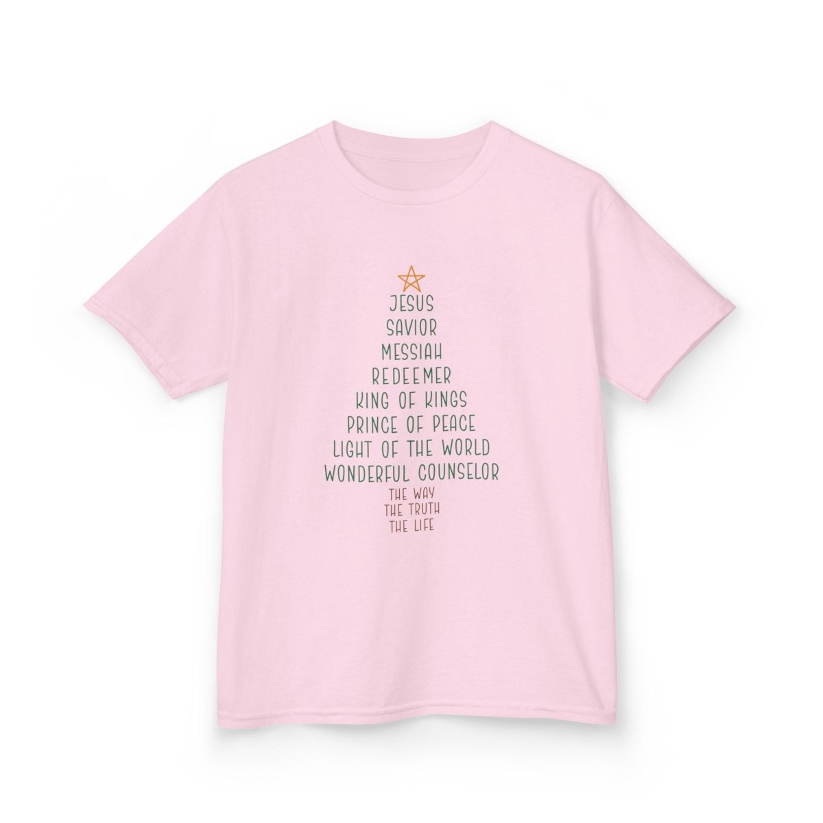 Christmas Faith Unisex Youth T-Shirt - Jesus Tree | Kids clothes by atgodanddesigns