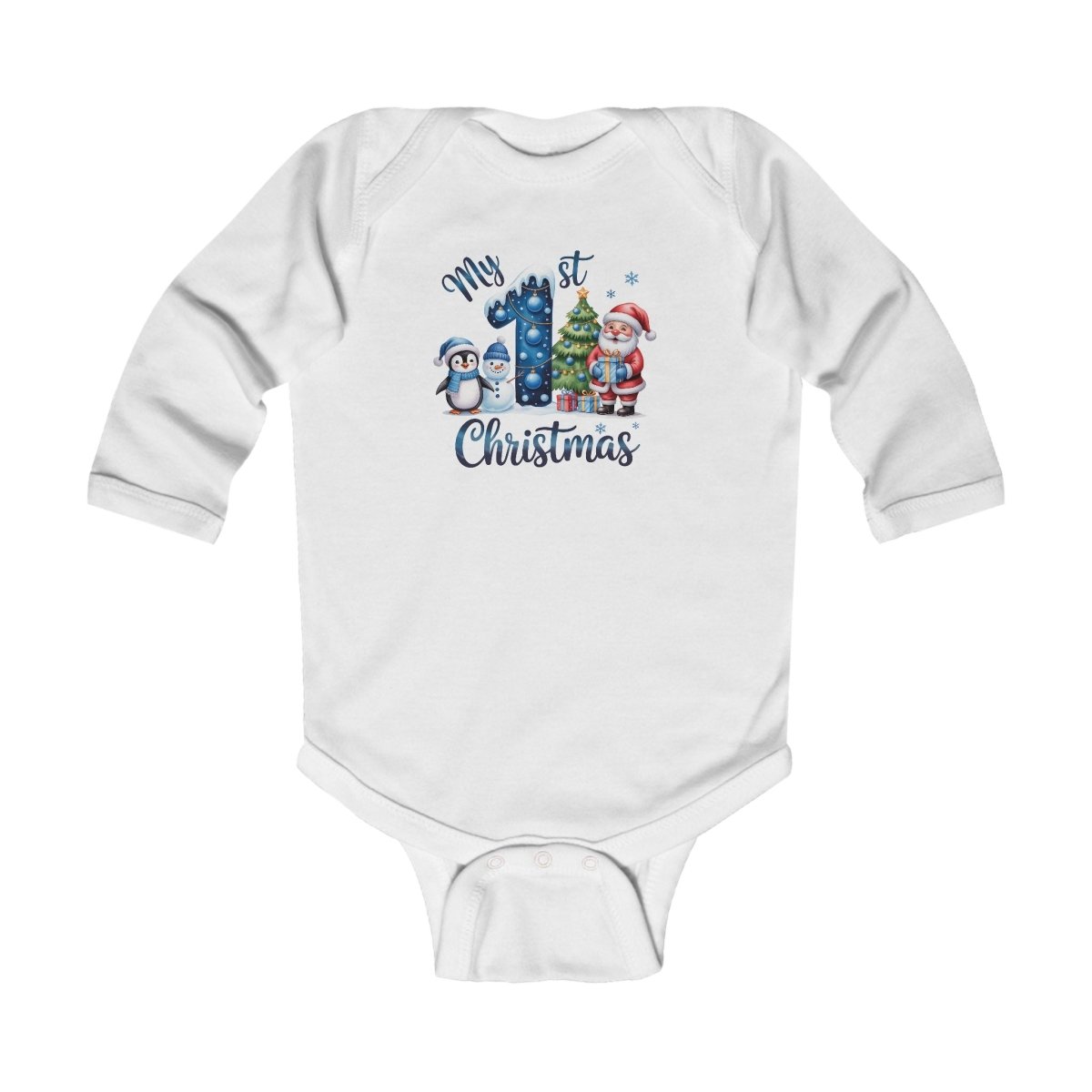 Christmas Infant Long Sleeve Onesie - My 1st Christmas | Kids clothes by atgodanddesigns