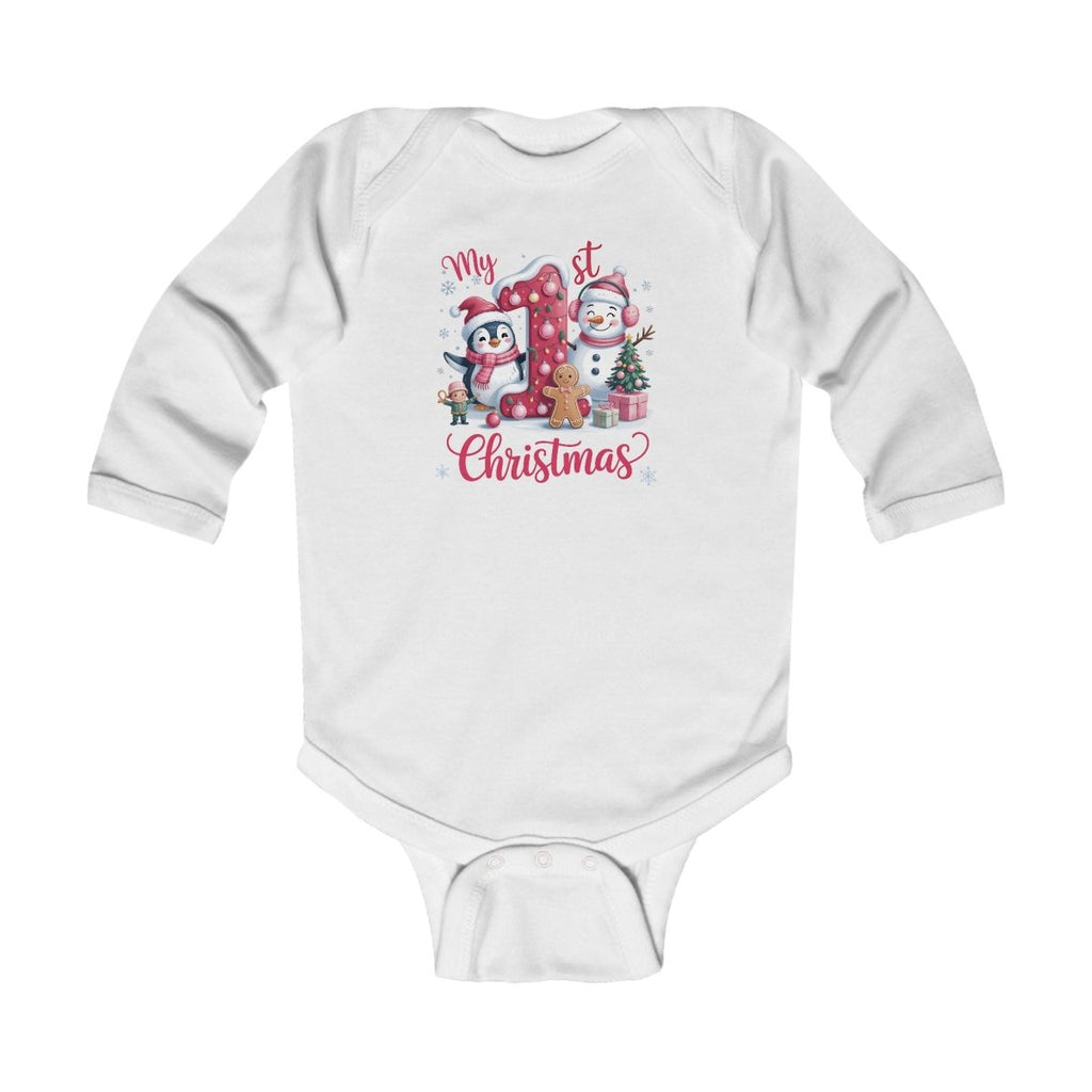 Christmas Infant Long Sleeve Onesie - My 1st Christmas | Kids clothes by atgodanddesigns
