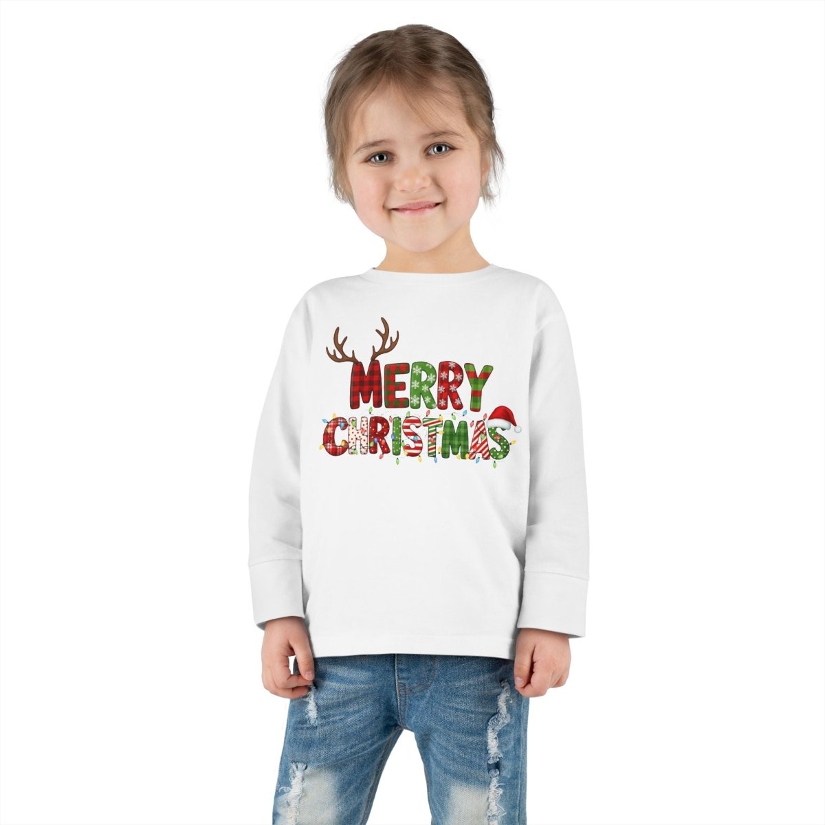 Christmas Toddler Long Sleeve - Merry Christmas | Kids clothes by atgodanddesigns