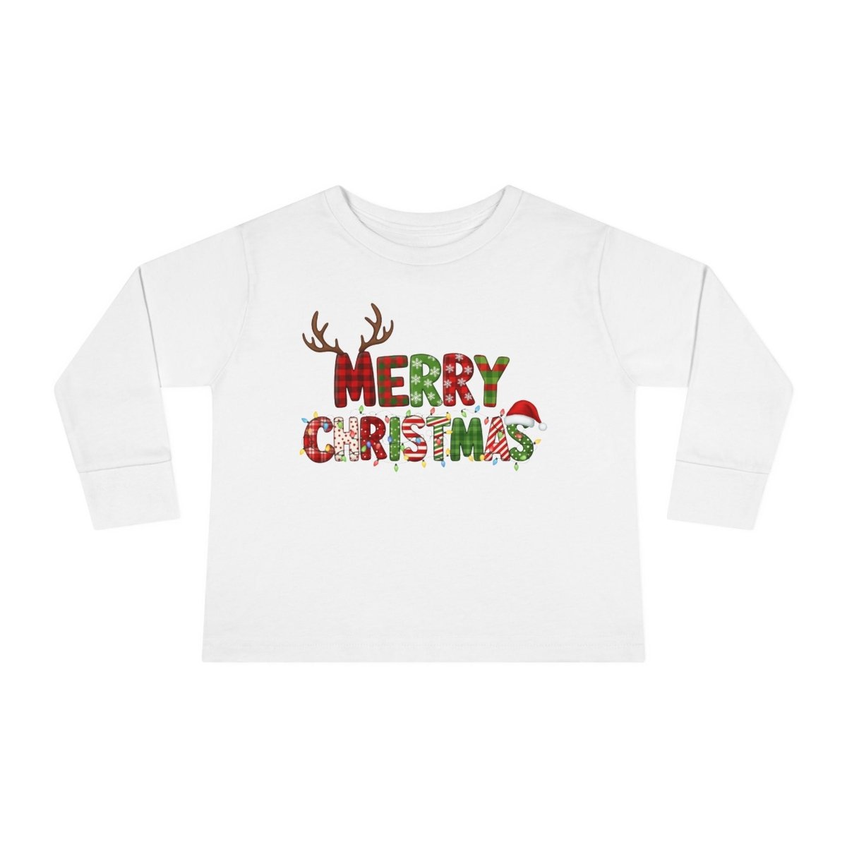 Christmas Toddler Long Sleeve - Merry Christmas | Kids clothes by atgodanddesigns