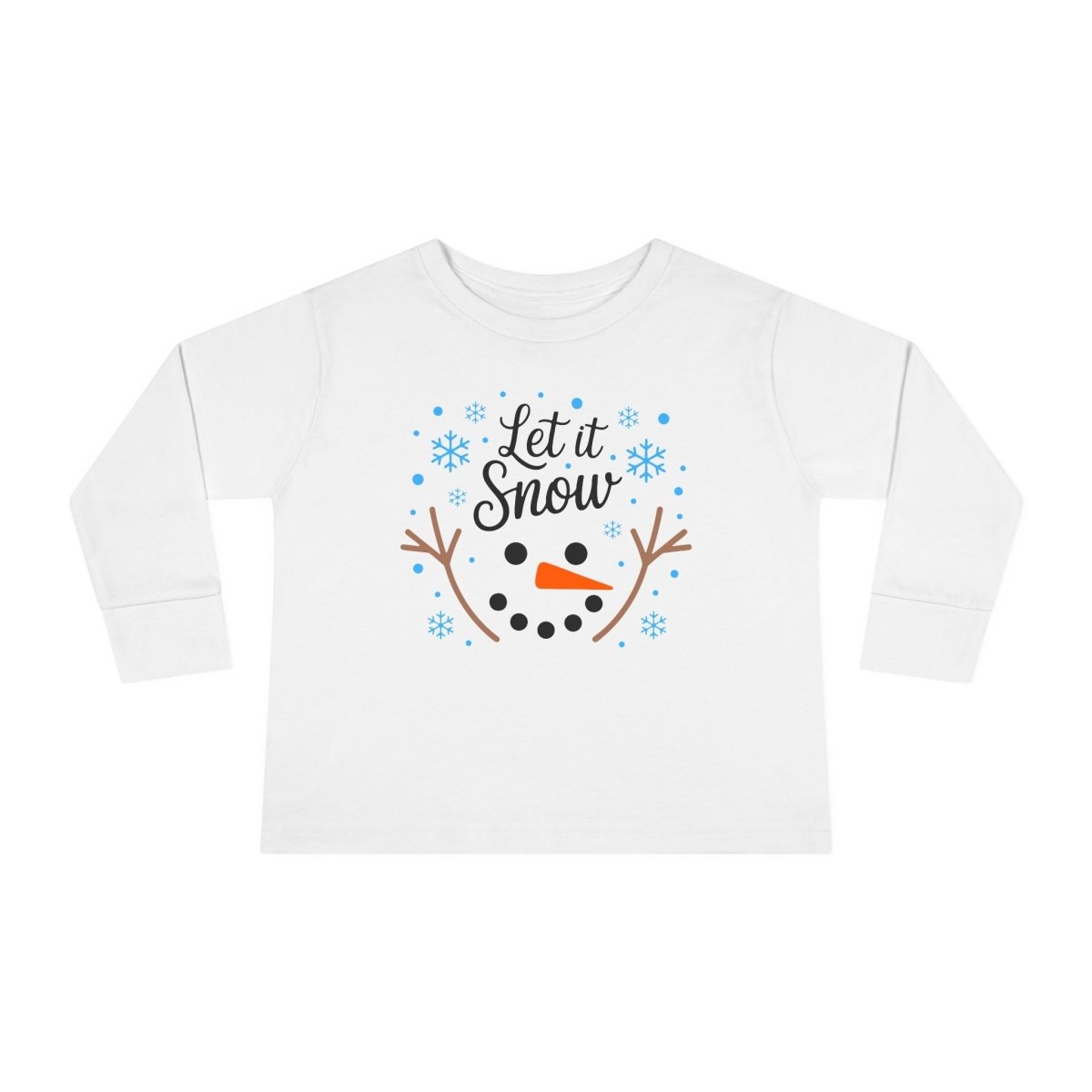 Christmas Toddler Long Sleeve Tee - Let it Snow | Kids clothes by atgodanddesigns