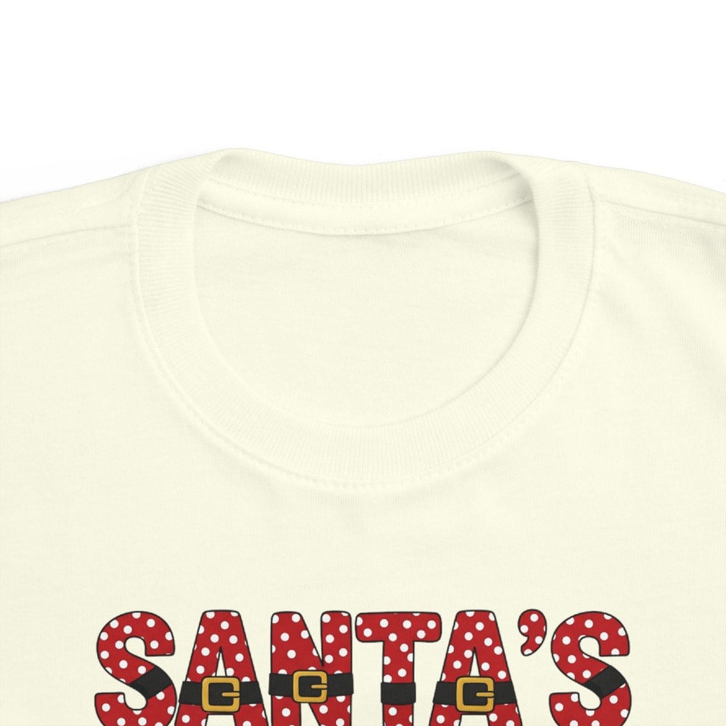 Christmas Toddler T-Shirt - Santa's Favorite Elf | Kids clothes by atgodanddesigns