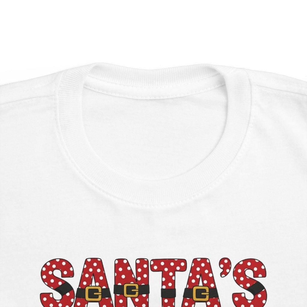 Christmas Toddler T-Shirt - Santa's Favorite Elf | Kids clothes by atgodanddesigns