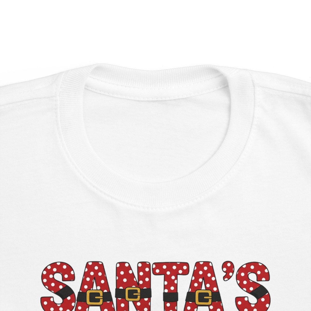 Christmas Toddler T-Shirt - Santa's Favorite Elf | Kids clothes by atgodanddesigns