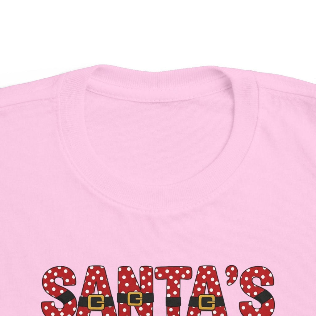 Christmas Toddler T-Shirt - Santa's Favorite Elf | Kids clothes by atgodanddesigns