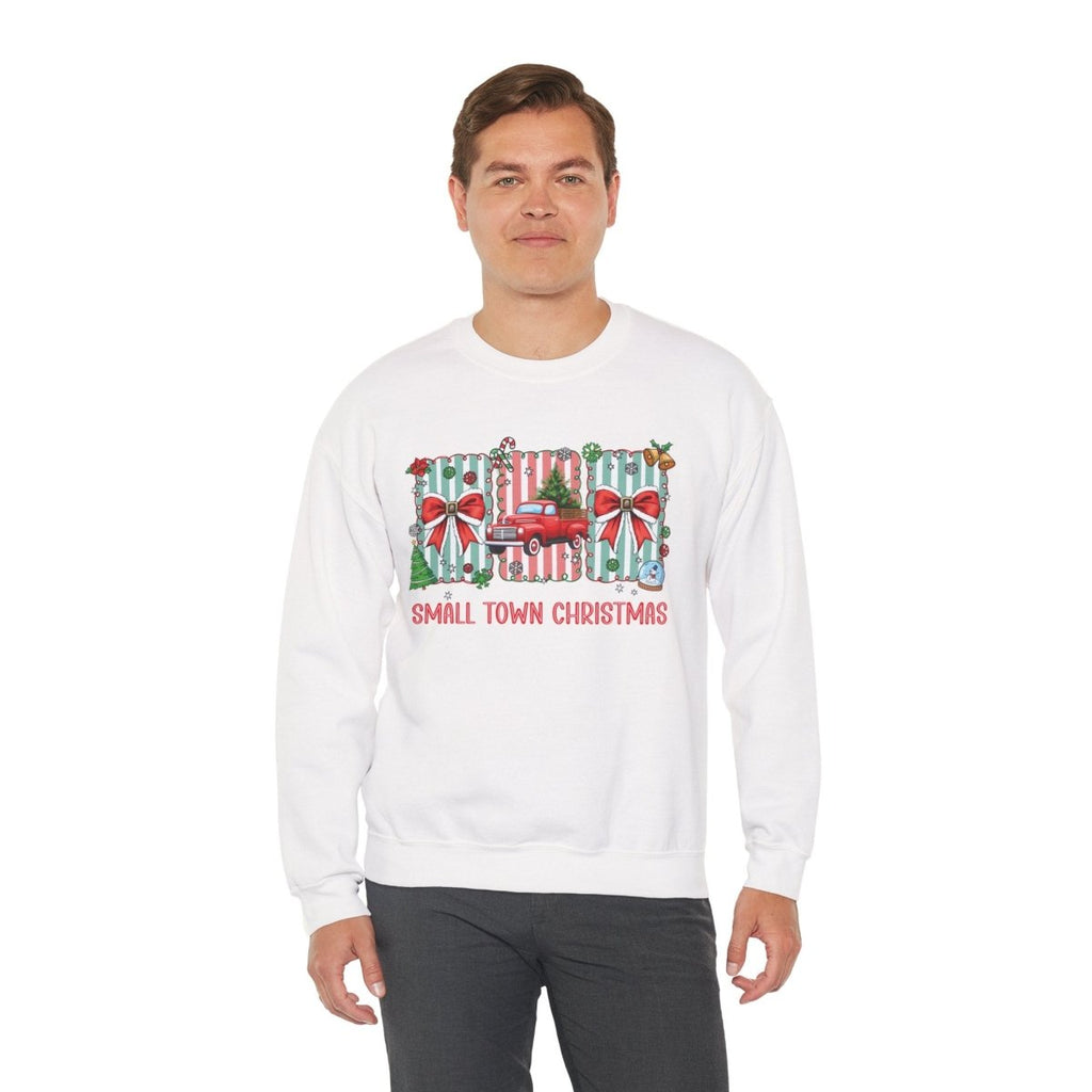 Christmas Unisex Adult & Teen Sweatshirt - Small Town Christmas | Sweatshirt by atgodanddesigns