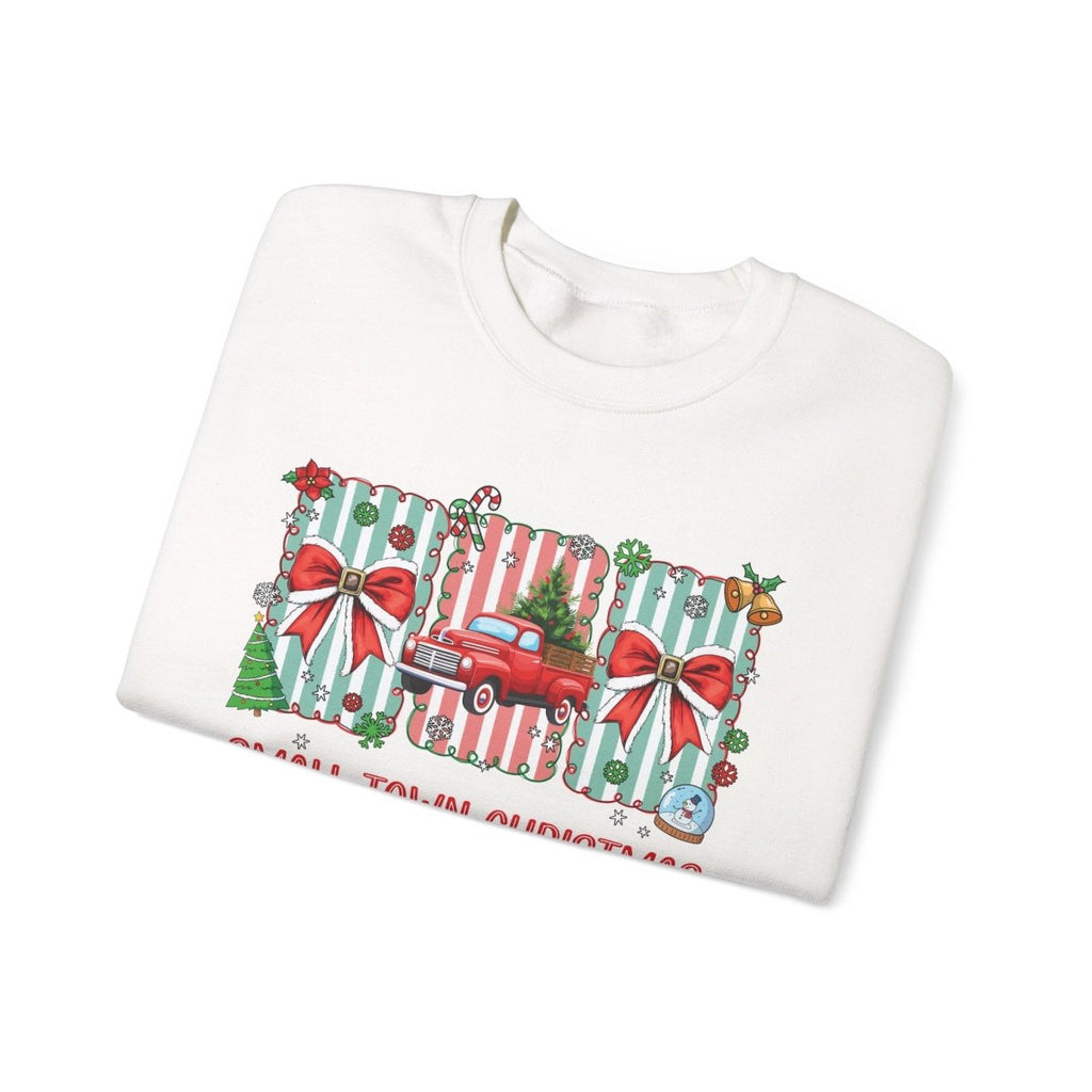 Christmas Unisex Adult & Teen Sweatshirt - Small Town Christmas | Sweatshirt by atgodanddesigns