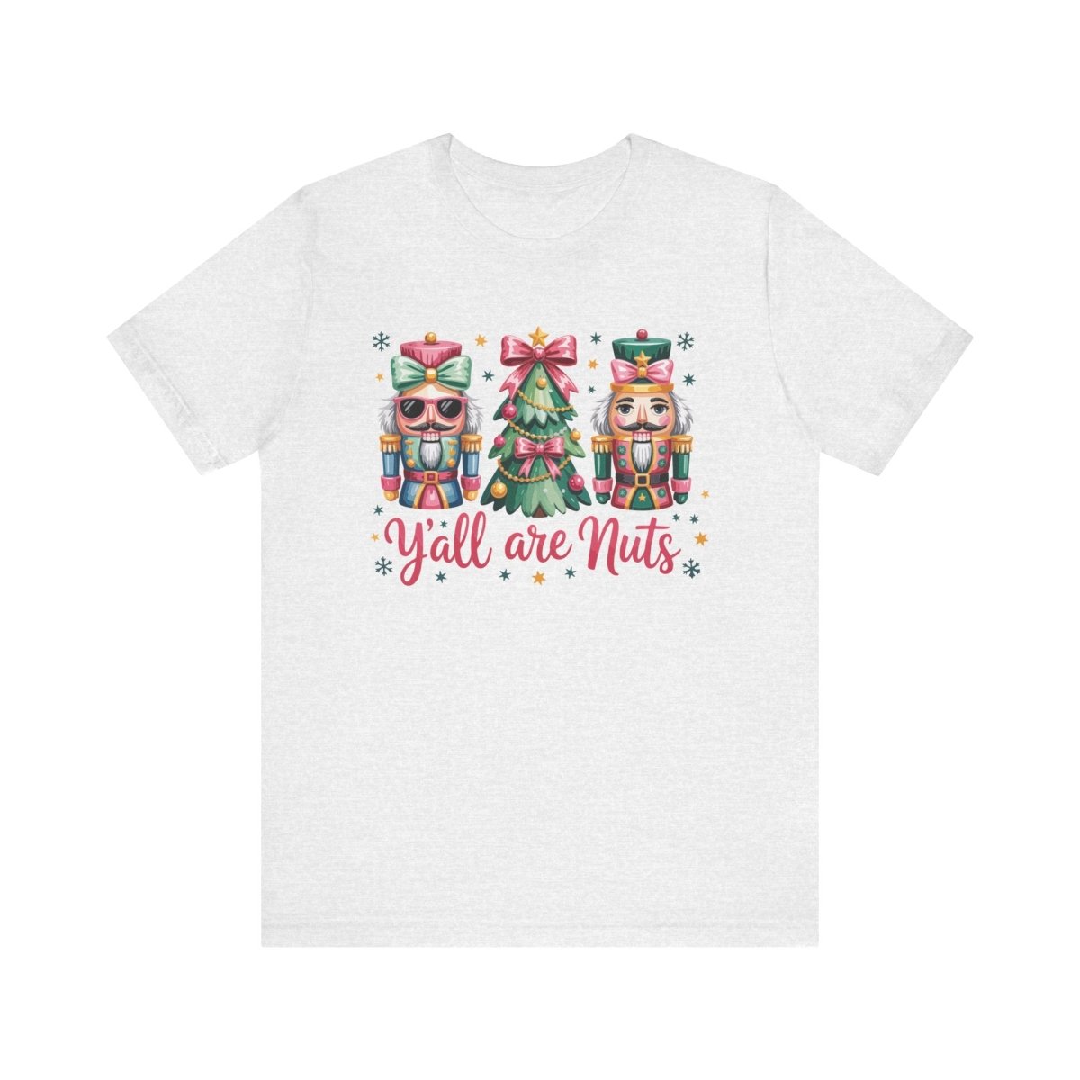Christmas Unisex Adult & Teen T-Shirt - Ya'll Are Nuts | T-Shirt by atgodanddesigns
