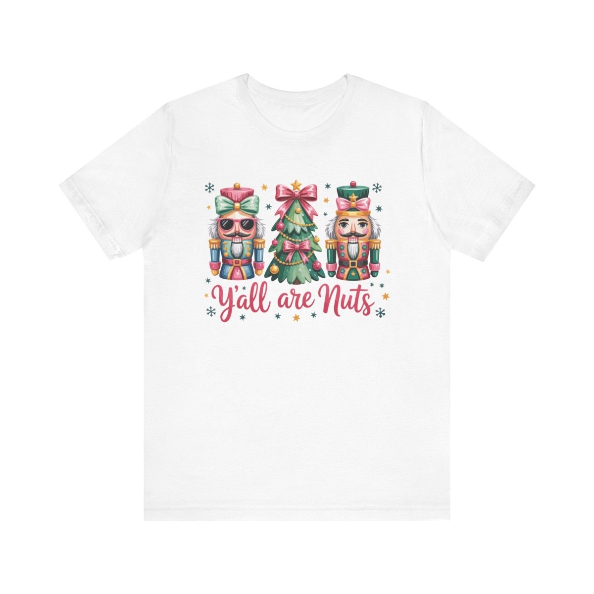 Christmas Unisex Adult & Teen T-Shirt - Ya'll Are Nuts | T-Shirt by atgodanddesigns