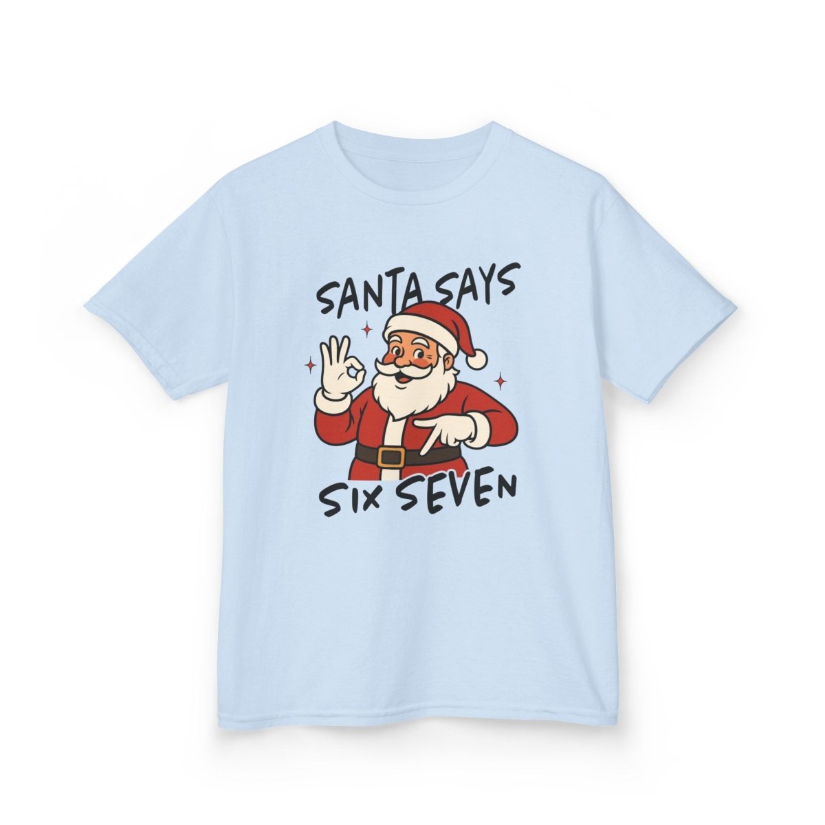 Christmas Unisex Youth T-Shirt - Santa Says Six Seven | Kids clothes by atgodanddesigns