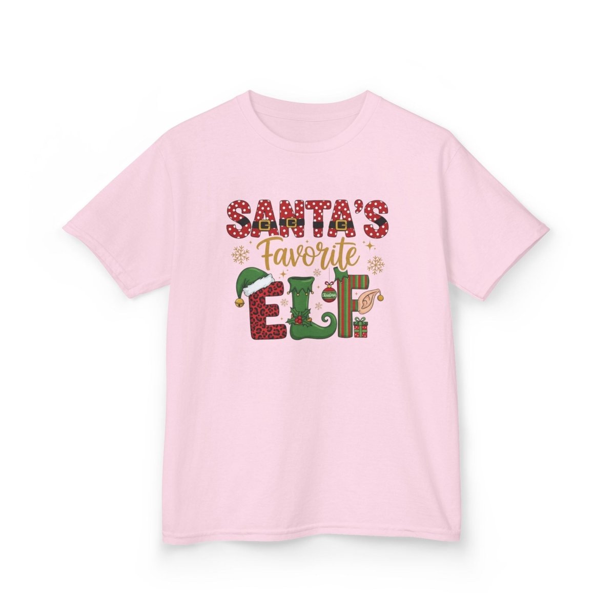 Christmas Unisex Youth T-Shirt - Santa's Favorite Elf | Kids clothes by atgodanddesigns