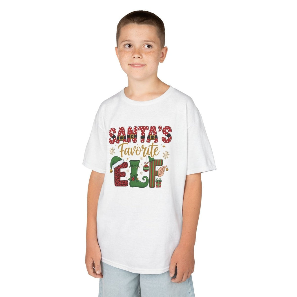 Christmas Unisex Youth T-Shirt - Santa's Favorite Elf | Kids clothes by atgodanddesigns