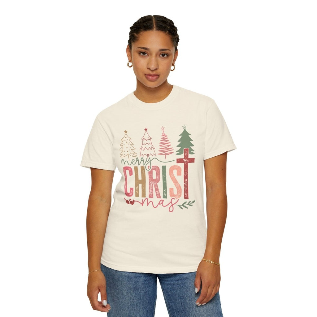Chrristmas Faith Unisex Adult & Teen T-Shirt - Merry CHRISTmas | T-Shirt by atgodanddesigns