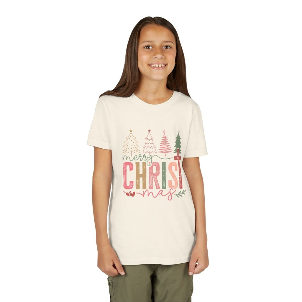 Chrristmas Faith Unisex Youth T-Shirt - Merry CHRISTmas | Kids clothes by atgodanddesigns