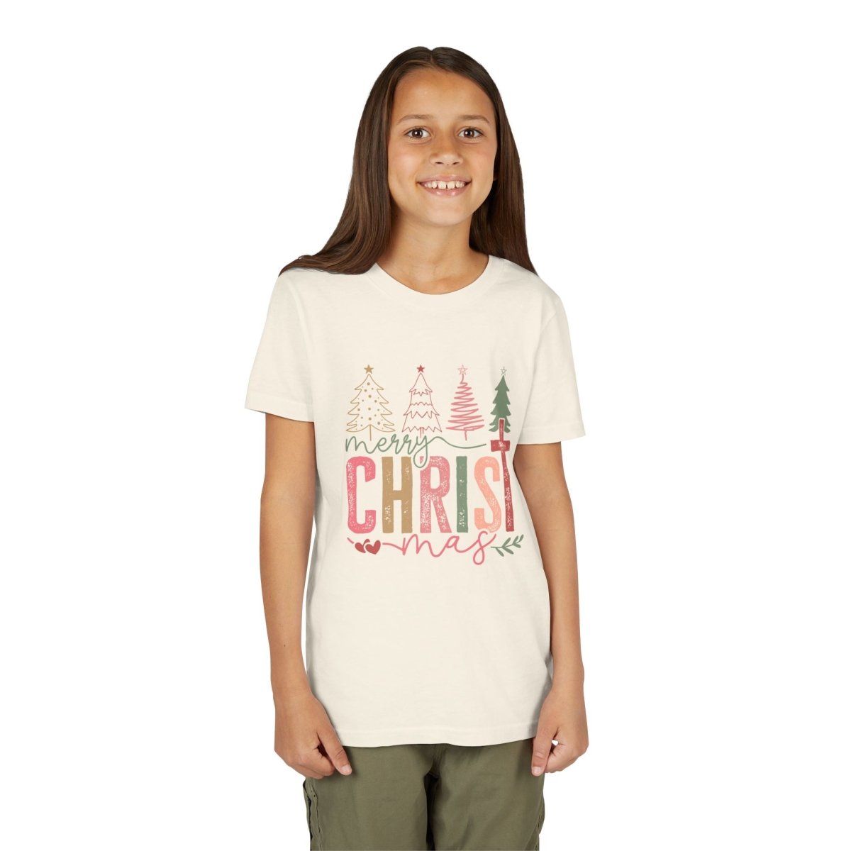 Chrristmas Faith Unisex Youth T-Shirt - Merry CHRISTmas | Kids clothes by atgodanddesigns