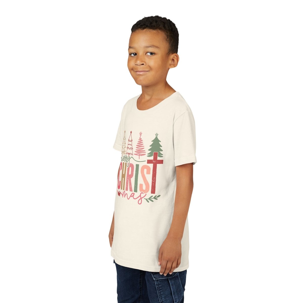 Chrristmas Faith Unisex Youth T-Shirt - Merry CHRISTmas | Kids clothes by atgodanddesigns