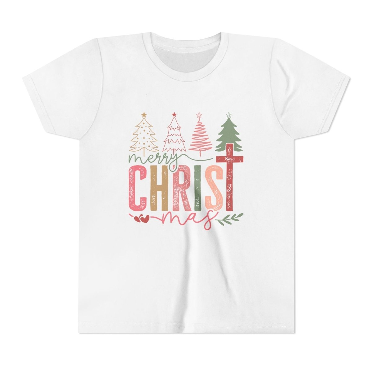 Chrristmas Faith Unisex Youth T-Shirt - Merry CHRISTmas | Kids clothes by atgodanddesigns