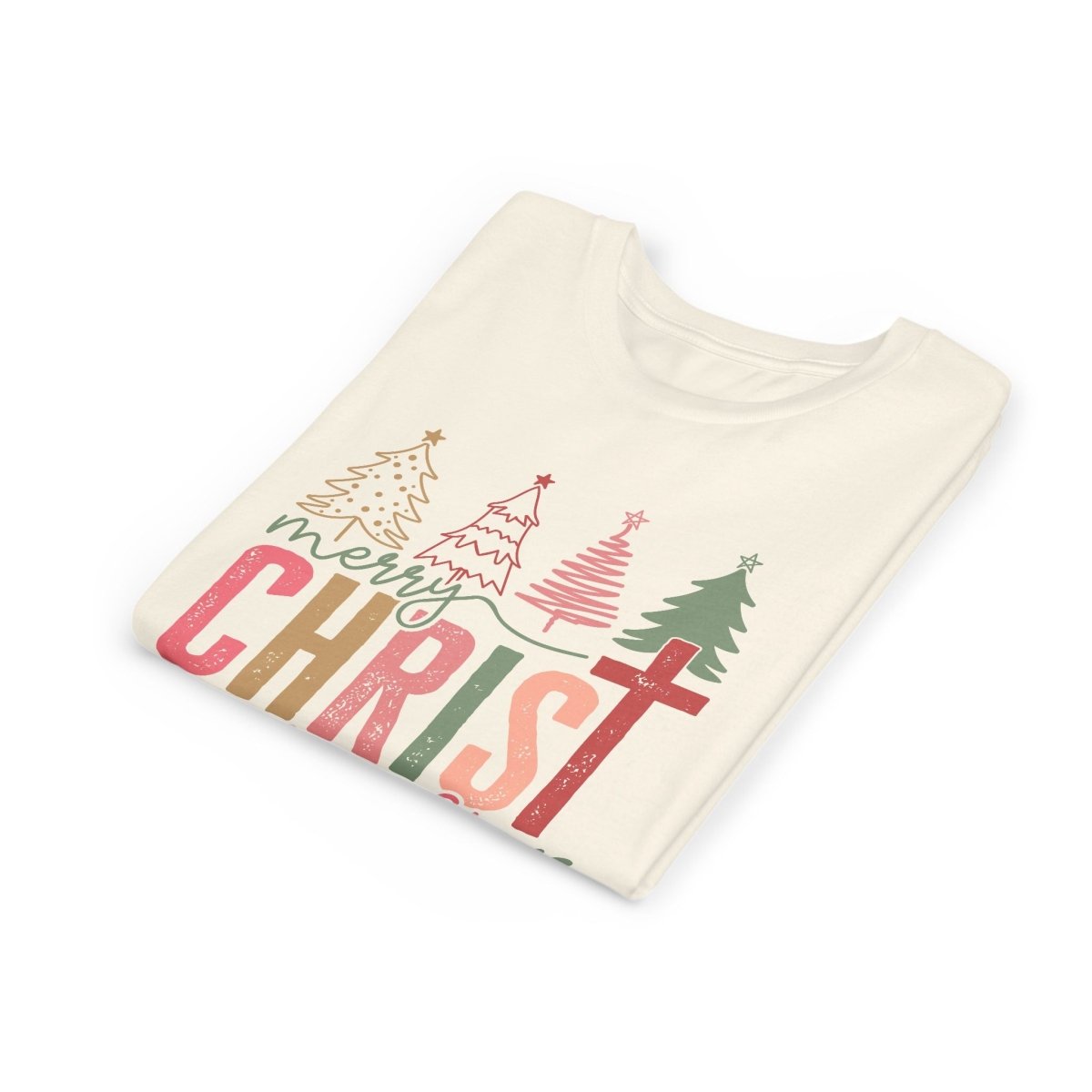 Chrristmas Faith Unisex Youth T-Shirt - Merry CHRISTmas | Kids clothes by atgodanddesigns