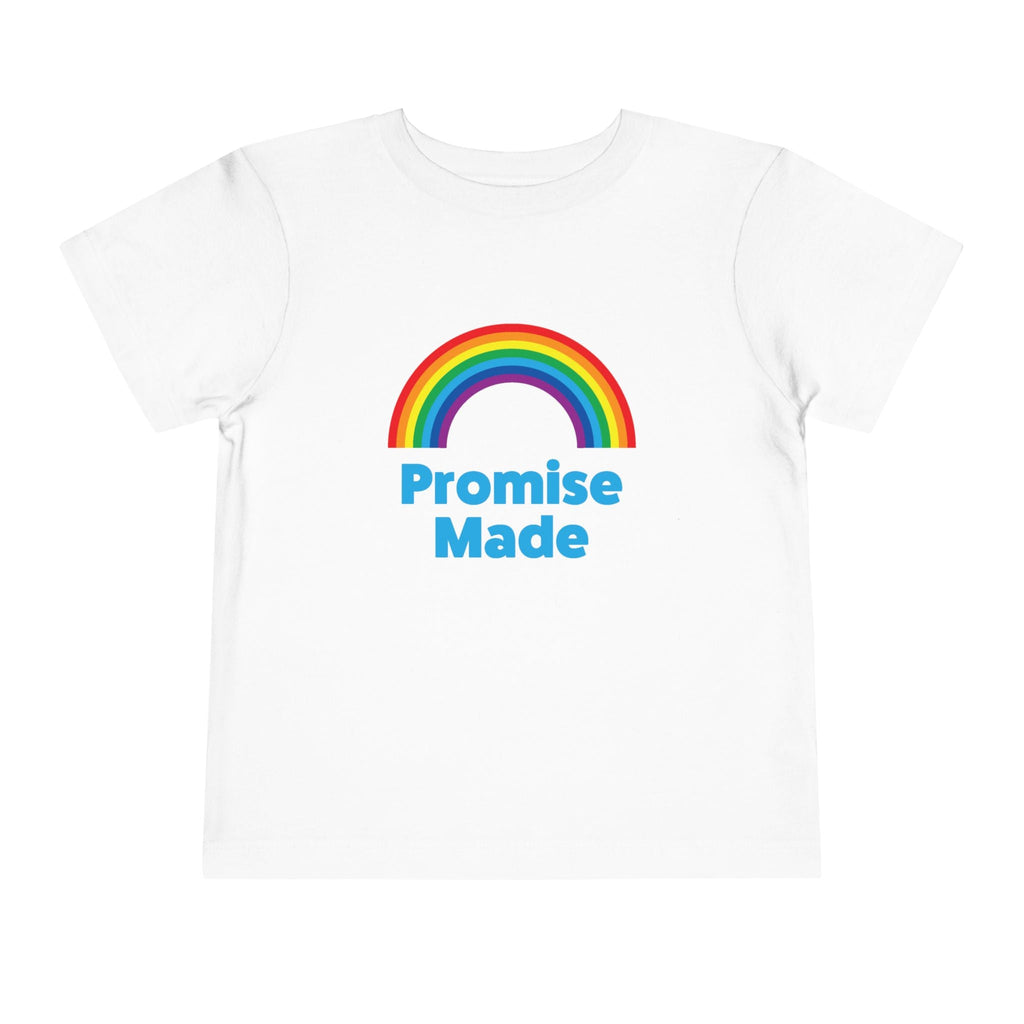 Colorful Promise Made Toddler Tee, Rainbow Shirt, Kids Gift, Summer Wear, Playdate Outfit, Birthday Gift | Kids clothes