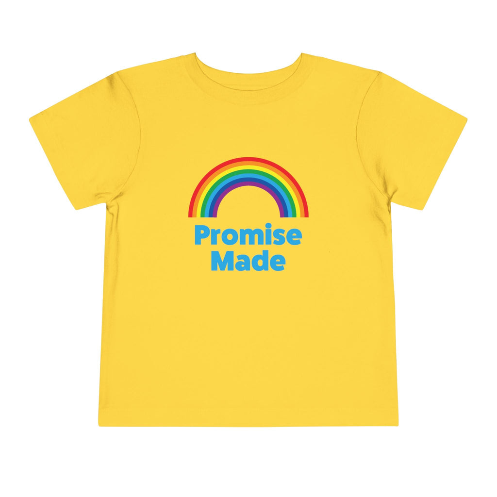 Colorful Promise Made Toddler Tee, Rainbow Shirt, Kids Gift, Summer Wear, Playdate Outfit, Birthday Gift | Kids clothes