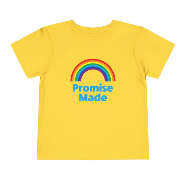 Colorful Promise Made Toddler Tee, Rainbow Shirt, Kids Gift, Summer Wear, Playdate Outfit, Birthday Gift | Kids clothes