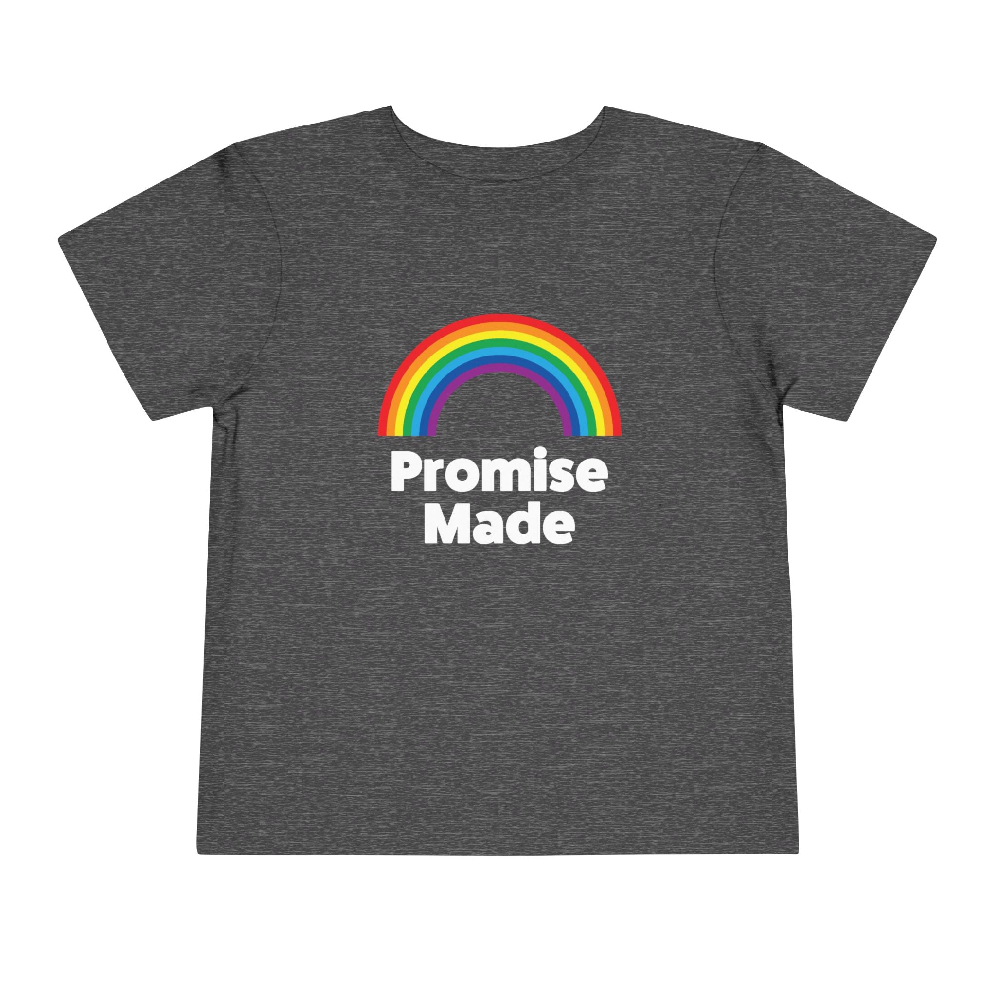 Colorful Promise Made Toddler Tee, Rainbow Shirt, Kids Gift, Summer Wear, Playdate Outfit, Birthday Gift | Kids clothes