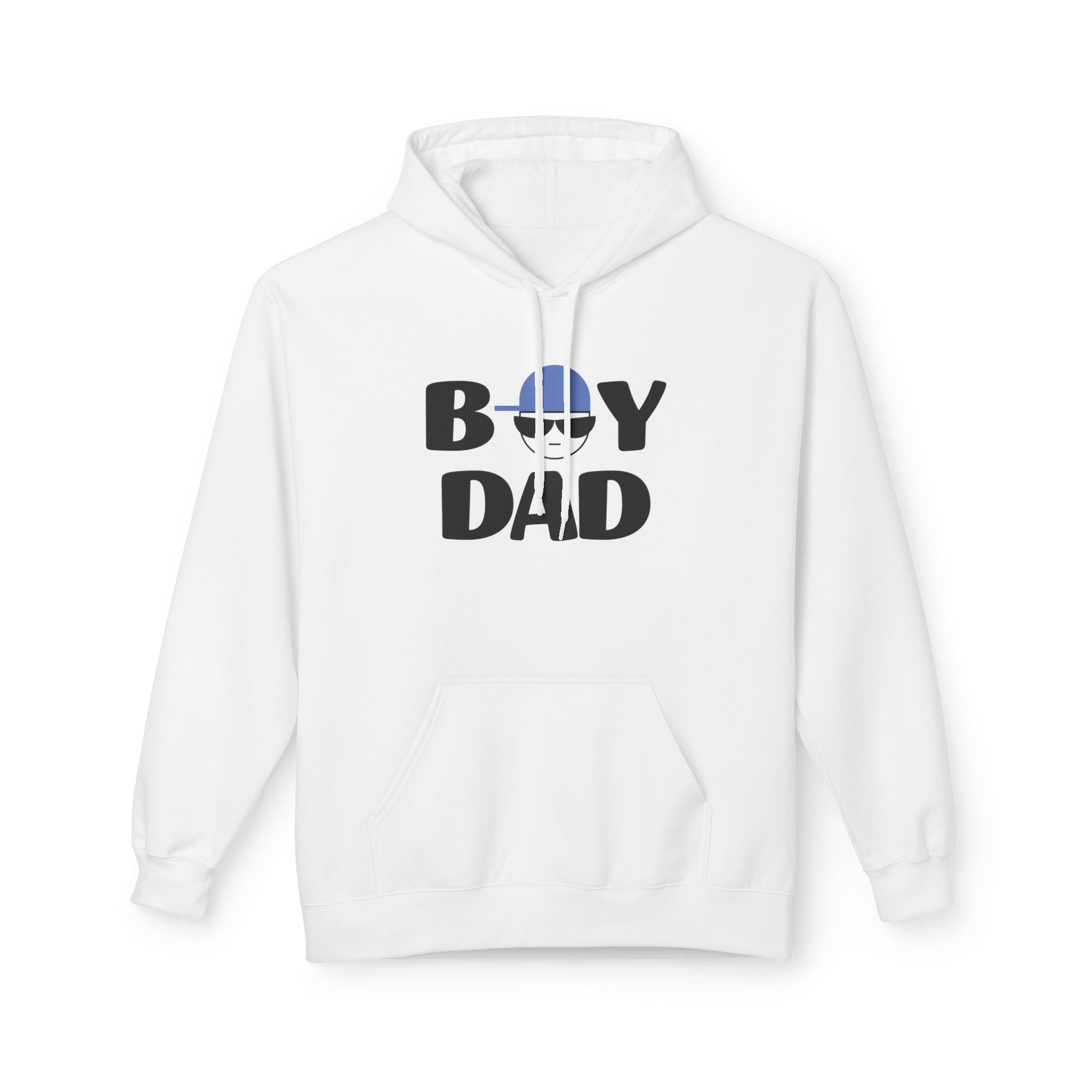 Dad Fleece Hoodie - Boy Dad | Hoodie by atgodanddesigns