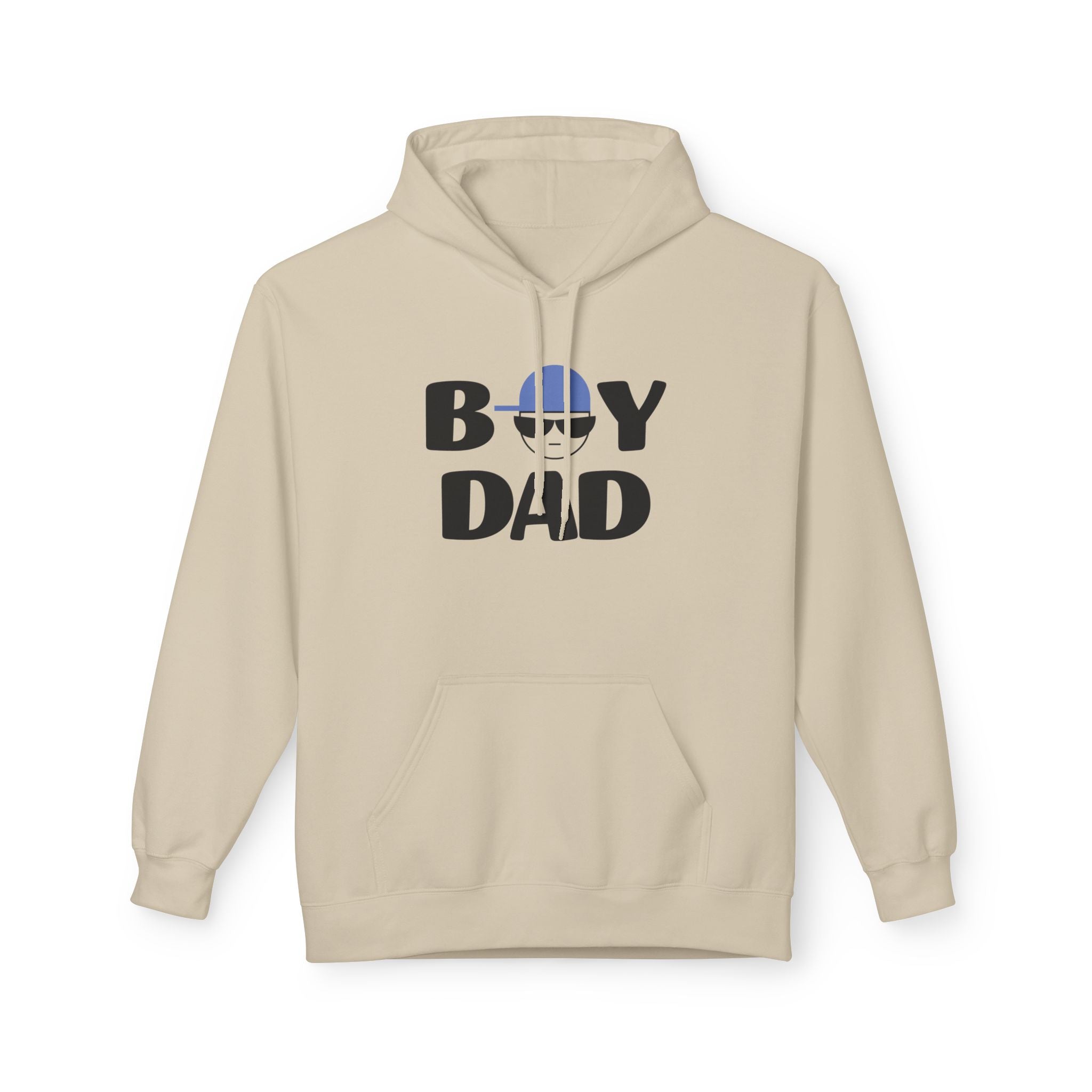 Dad Fleece Hoodie - Boy Dad | Hoodie by atgodanddesigns
