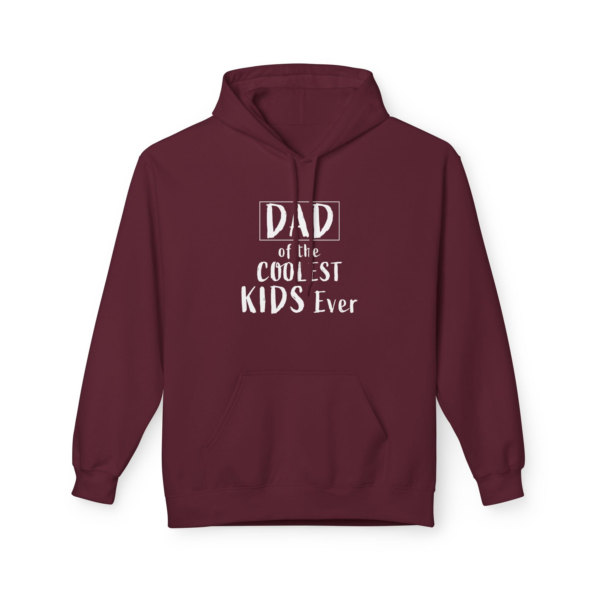 Dad Fleece Hoodie - Dad Of The Coolest Kids Ever | Hoodie by atgodanddesigns