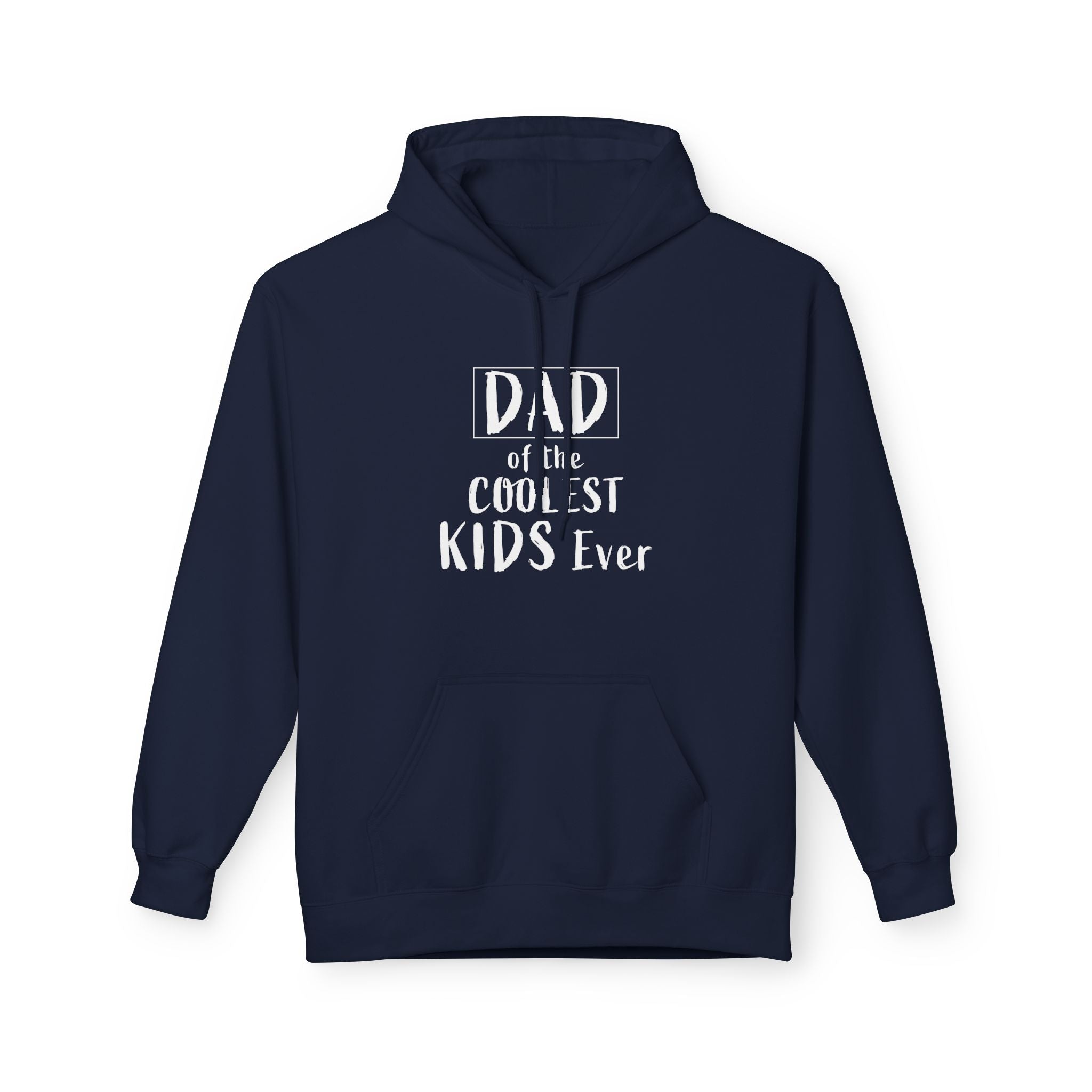Dad Fleece Hoodie - Dad Of The Coolest Kids Ever | Hoodie by atgodanddesigns