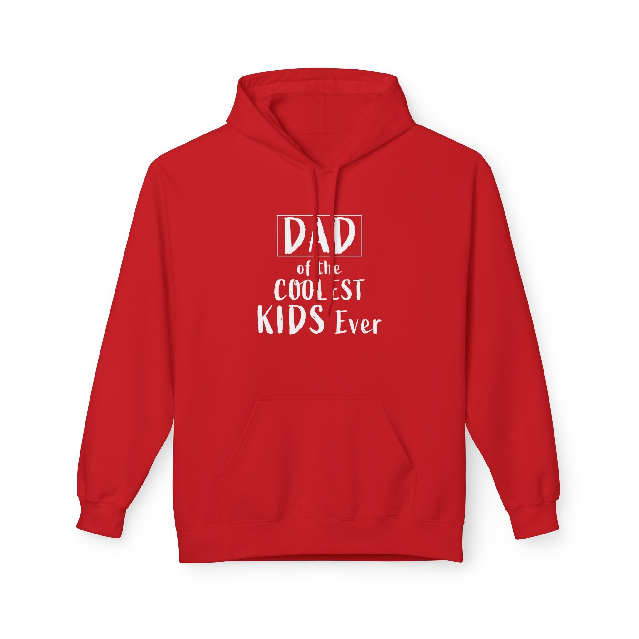 Dad Fleece Hoodie - Dad Of The Coolest Kids Ever | Hoodie by atgodanddesigns