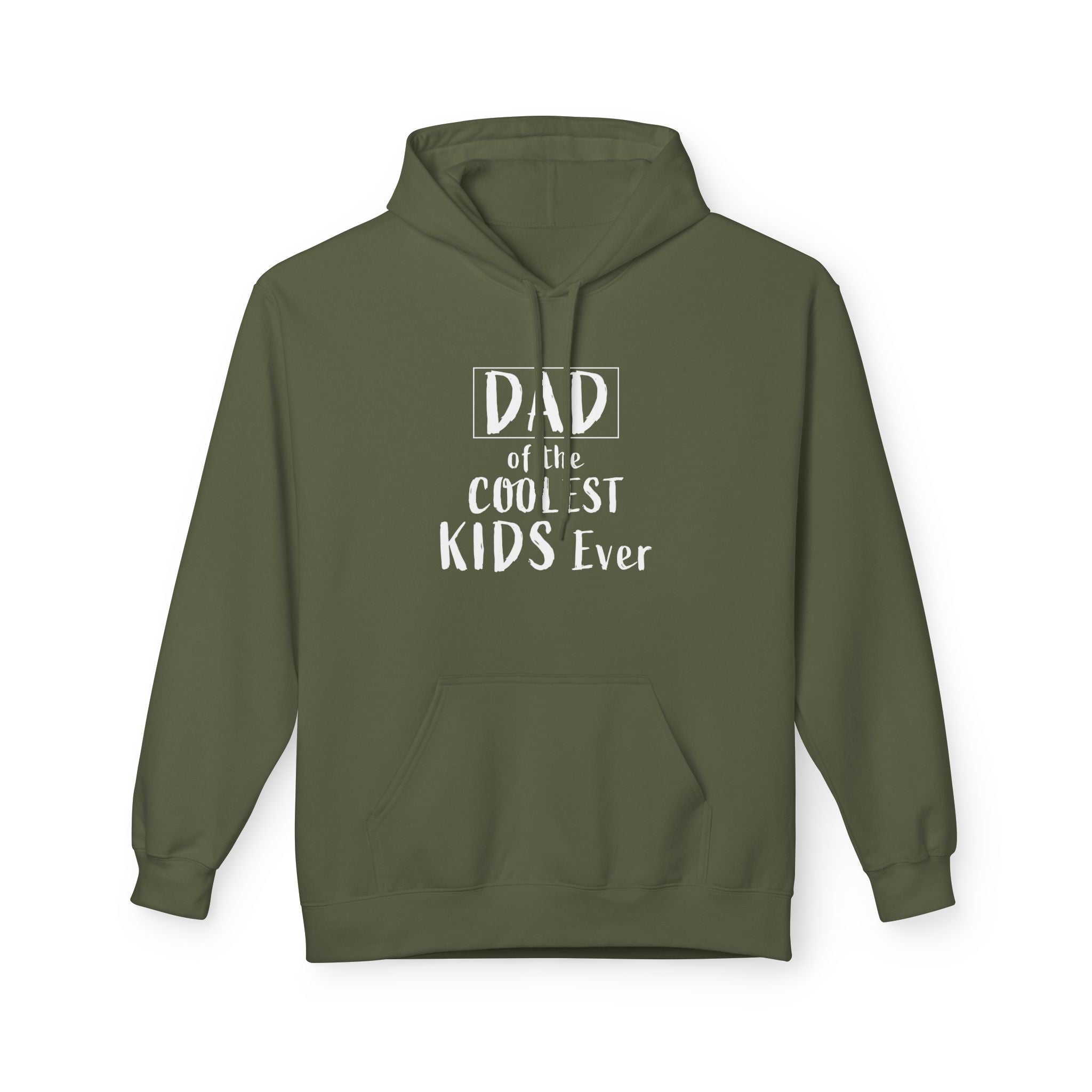 Dad Fleece Hoodie - Dad Of The Coolest Kids Ever | Hoodie by atgodanddesigns