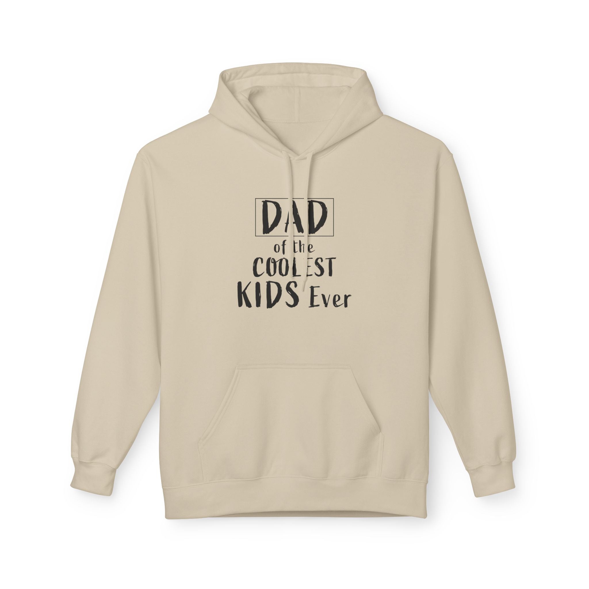Dad Fleece Hoodie - Dad Of The Coolest Kids Ever | Hoodie by atgodanddesigns