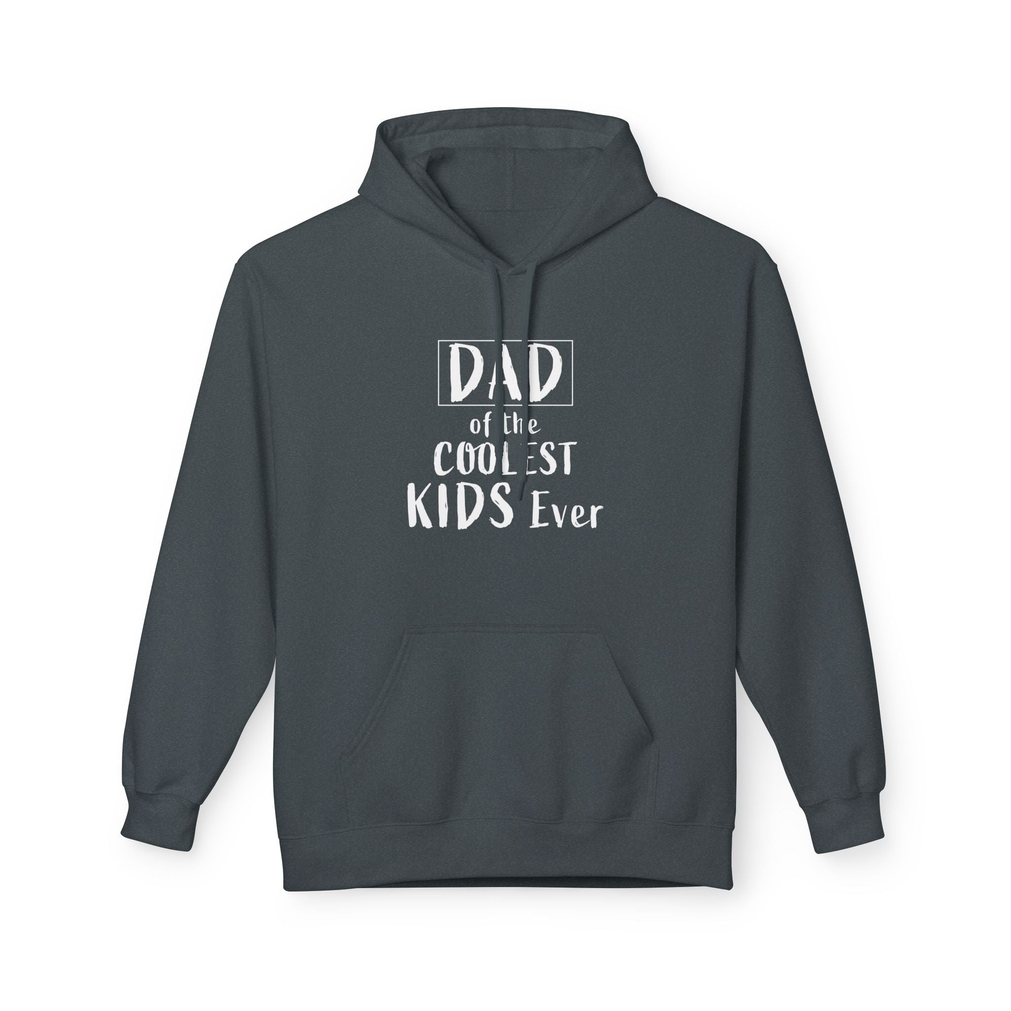 Dad Fleece Hoodie - Dad Of The Coolest Kids Ever | Hoodie by atgodanddesigns