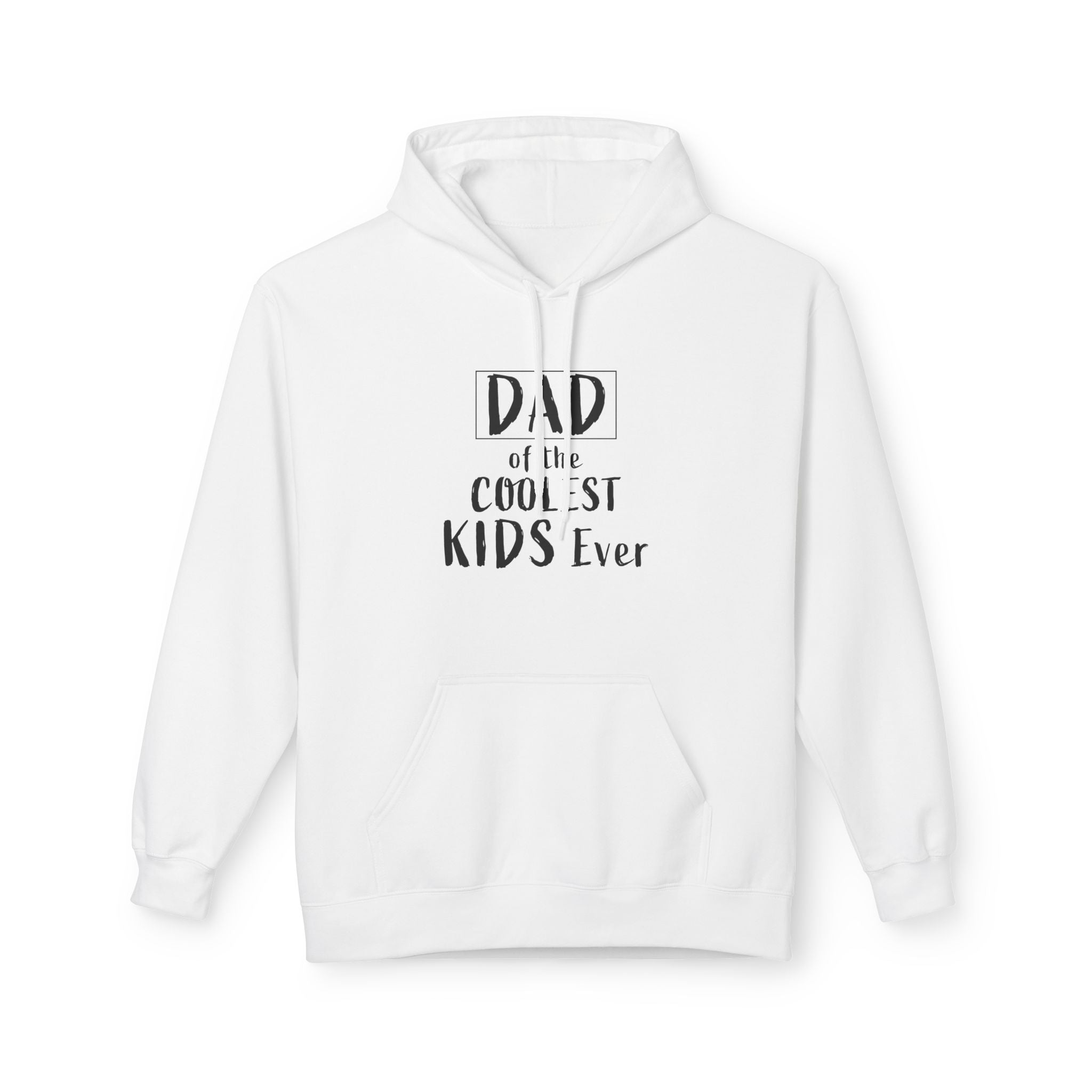 Dad Fleece Hoodie - Dad Of The Coolest Kids Ever | Hoodie by atgodanddesigns