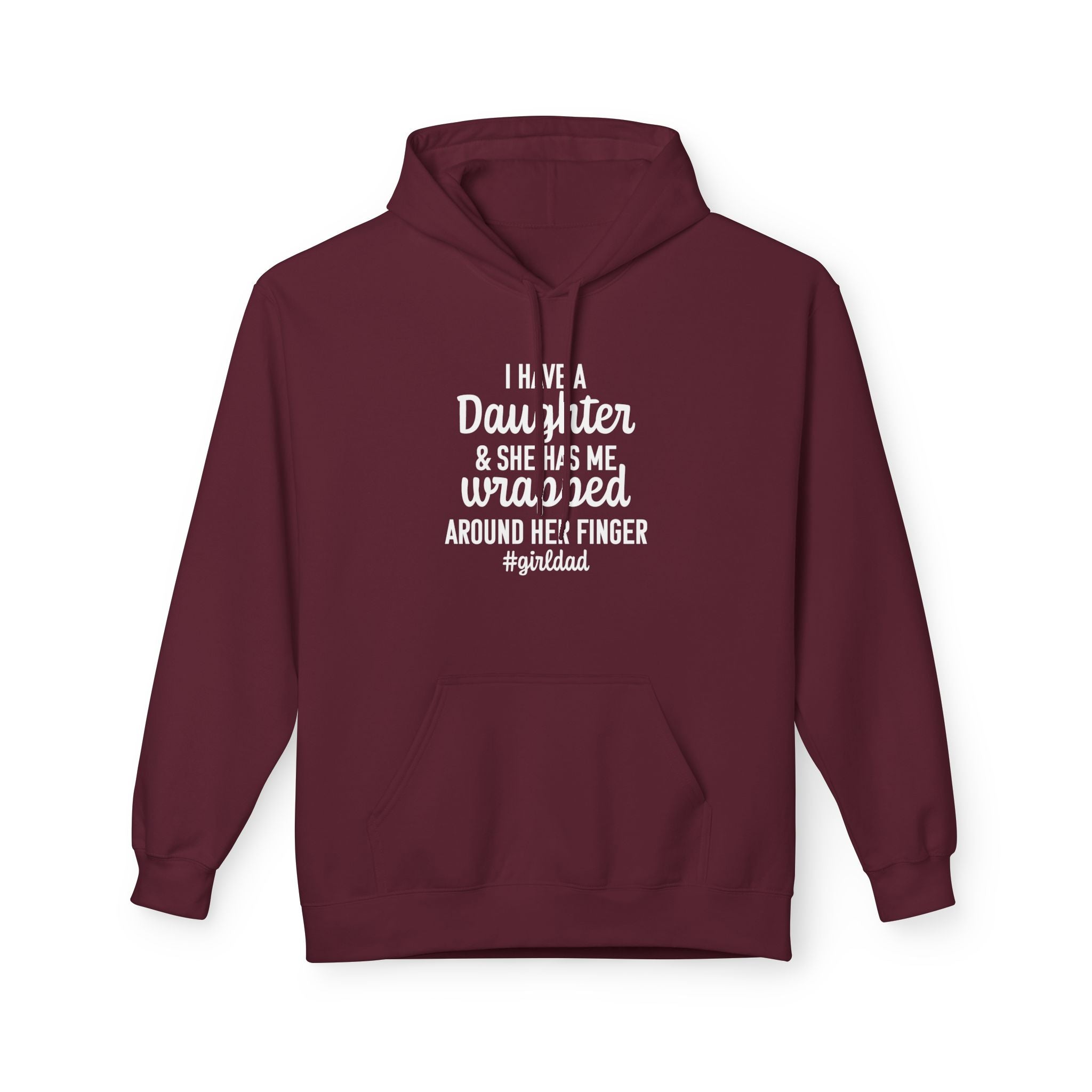 Dad Fleece Hoodie - I Have A Daughter | Hoodie by atgodanddesigns